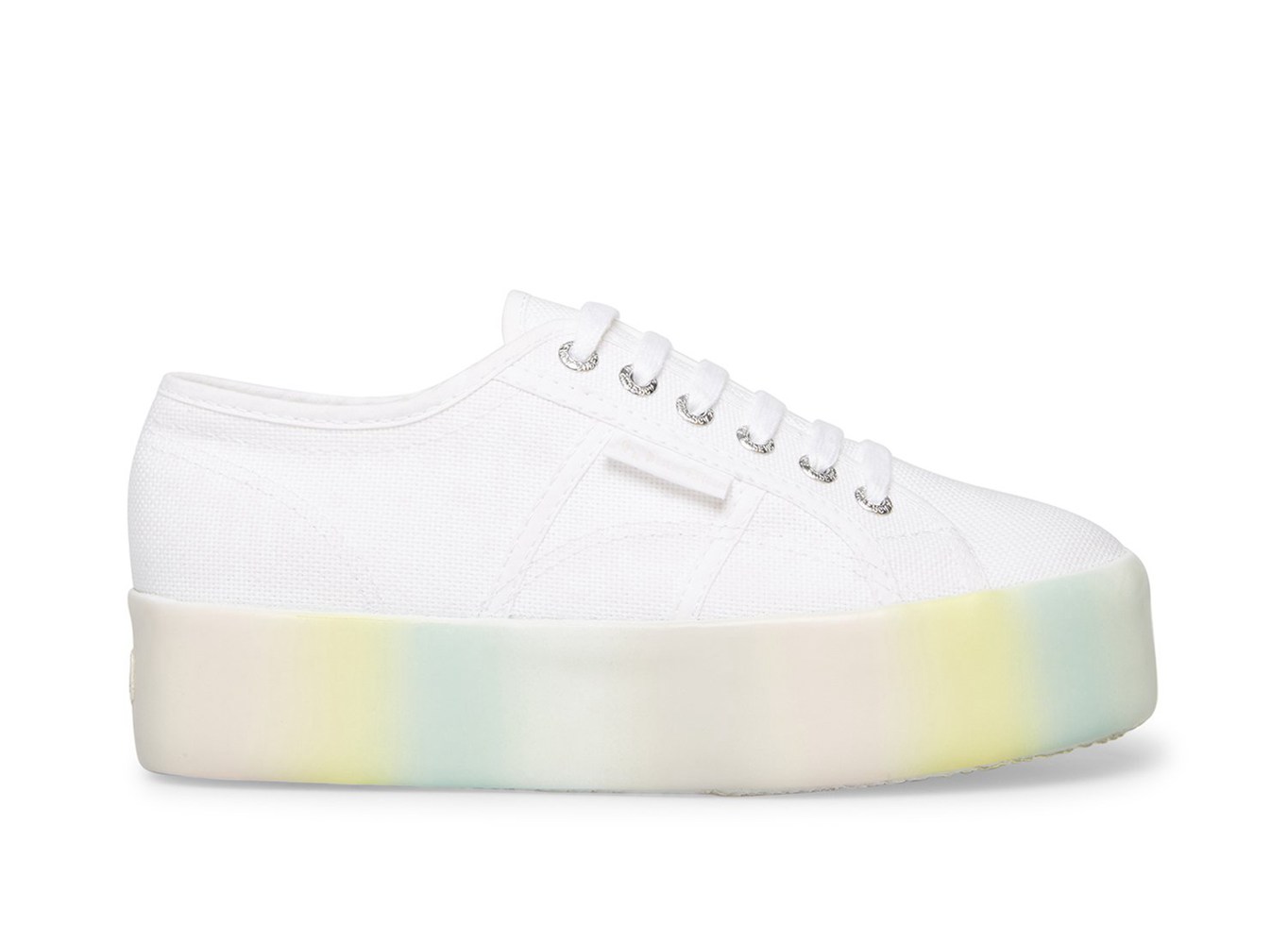 Platform Feminino Branco - Superga 2790 Cotw Gradientfoxing - IYJND-5641